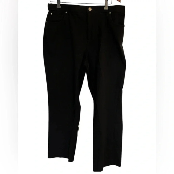 Simon Chang black trouser pants size 18 - Picture 1 of 6